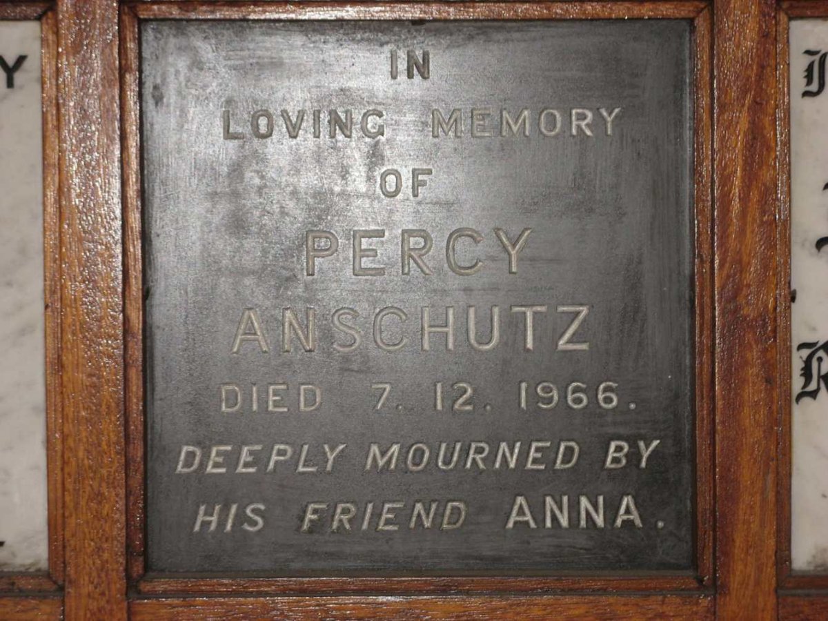 ANSCHUTZ Percy -1966