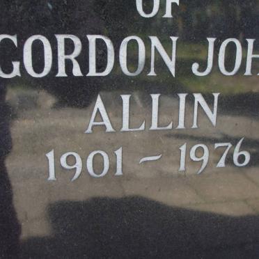 ALLIN Gordon John 1901-1976