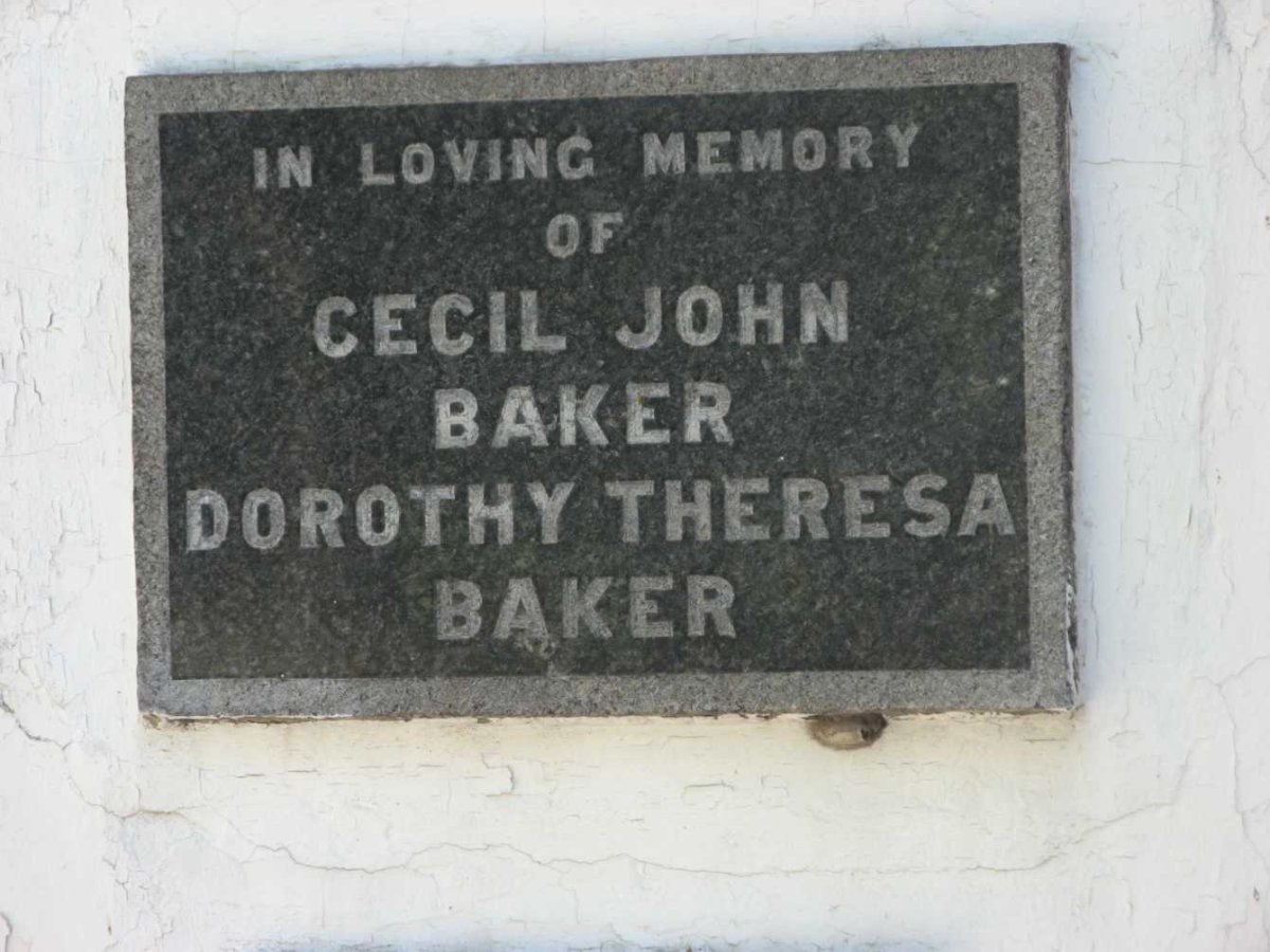 BAKER Cecil John &amp; Dorothy Theresa