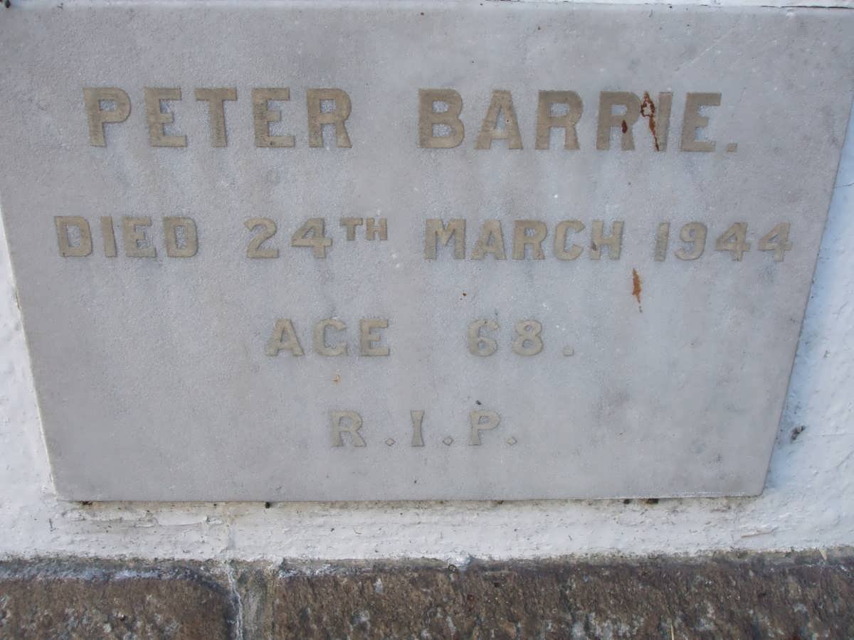 BARRIE Peter -1944