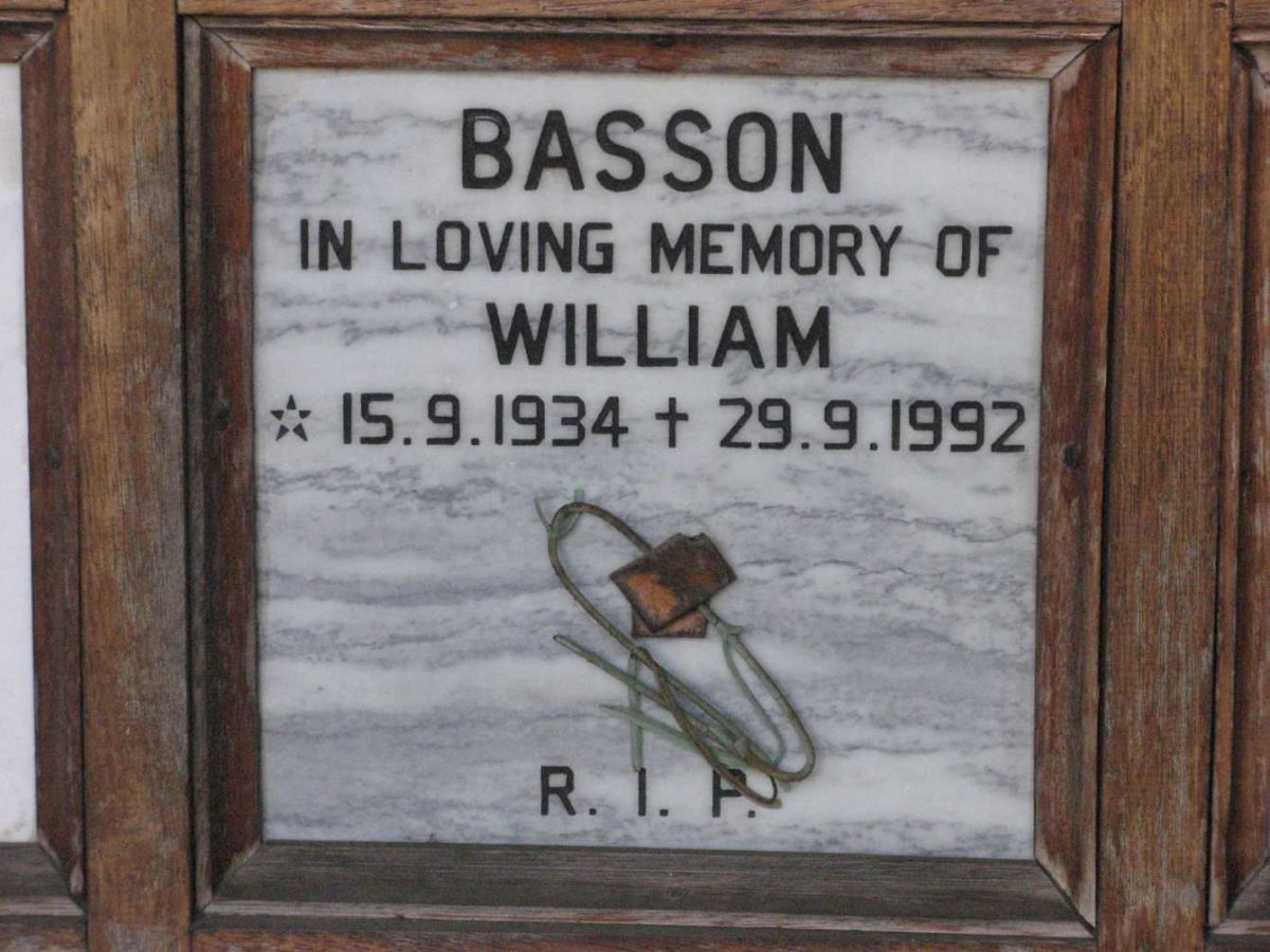 BASSON William 1934-1992