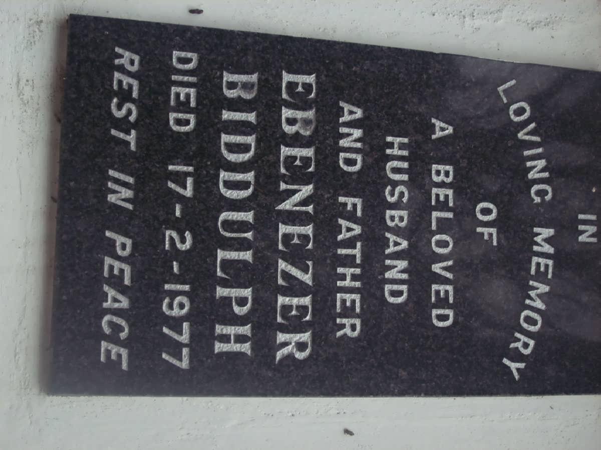 BIDDULPH Ebenezer -1977