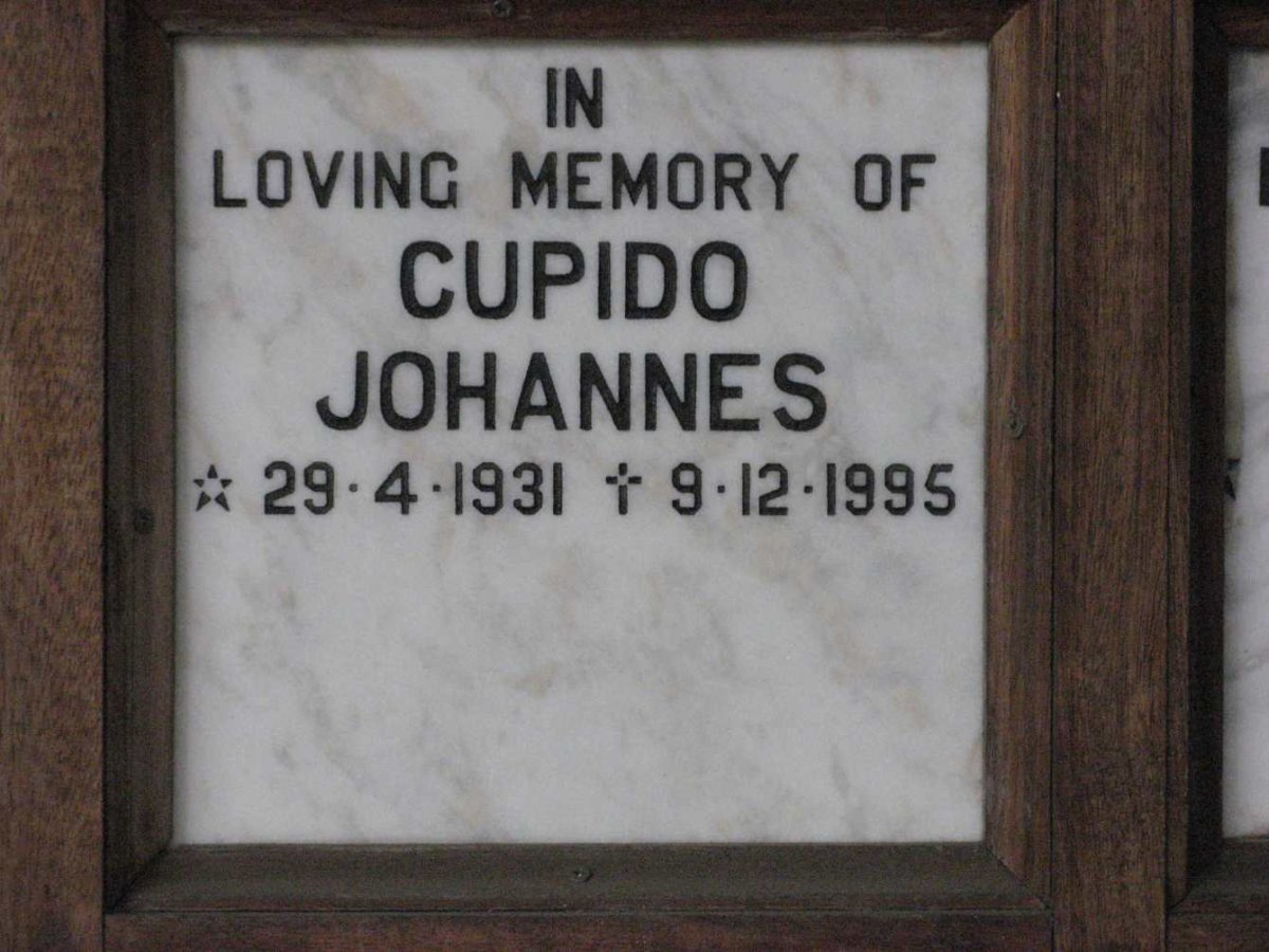 CUPIDO Johannes 1931-1995