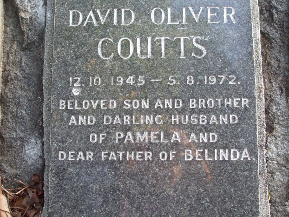 COUTTS David Oliver 1945-1972
