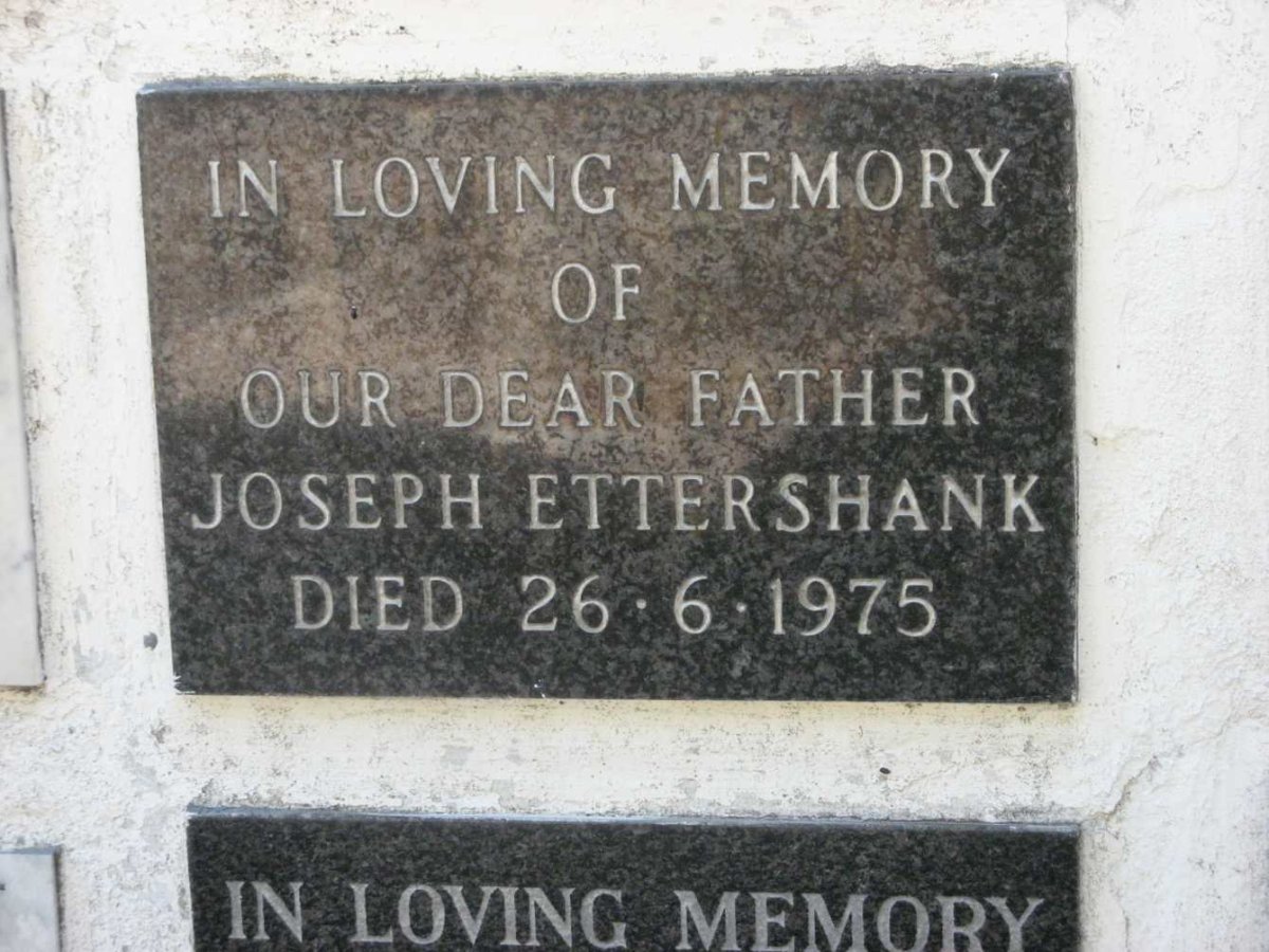 ETTERSHANK Joseph -1975