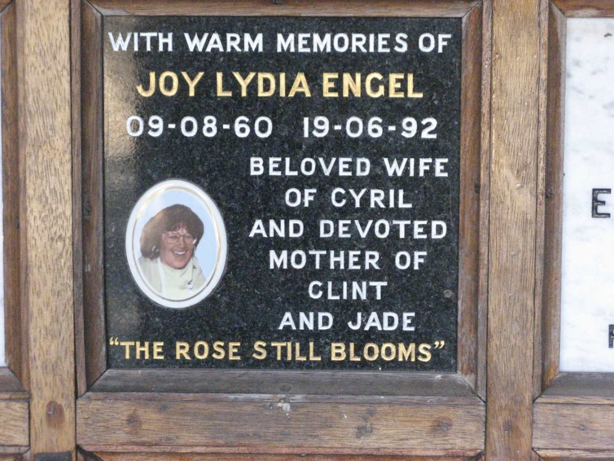 ENGEL Joy Lydia 1960-1992