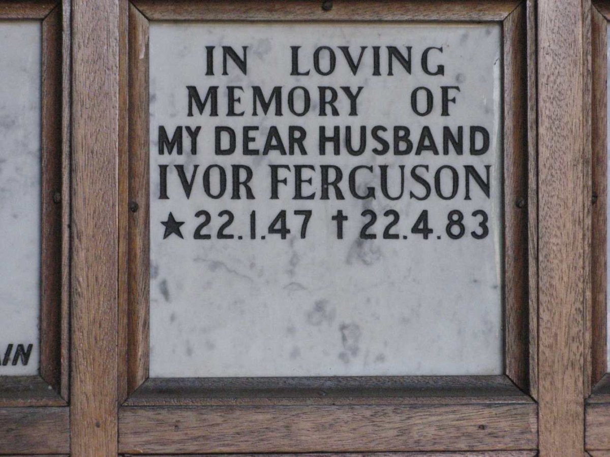 FERGUSON Ivor 1947-1983