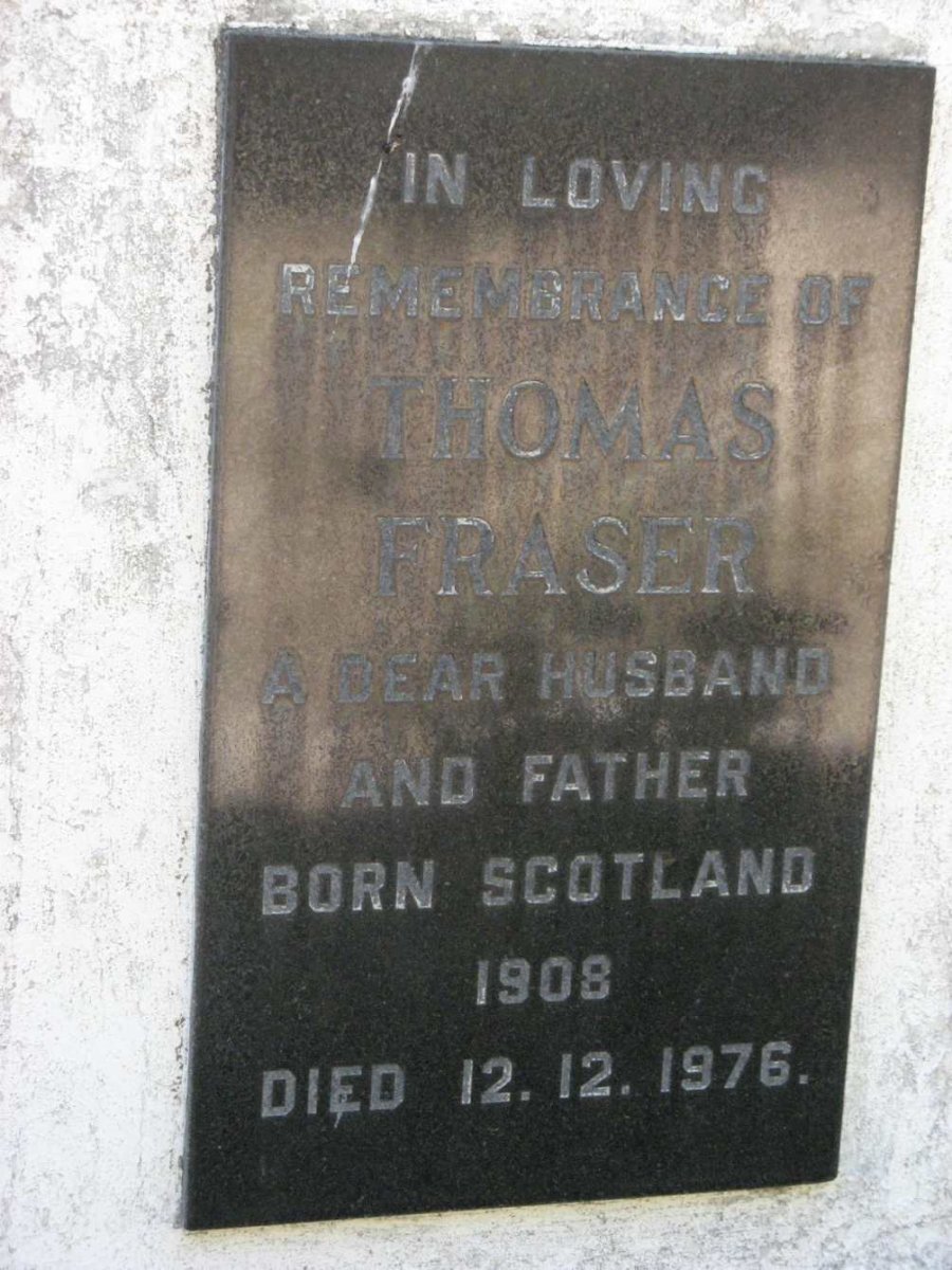 FRASER Thomas 1908-1976