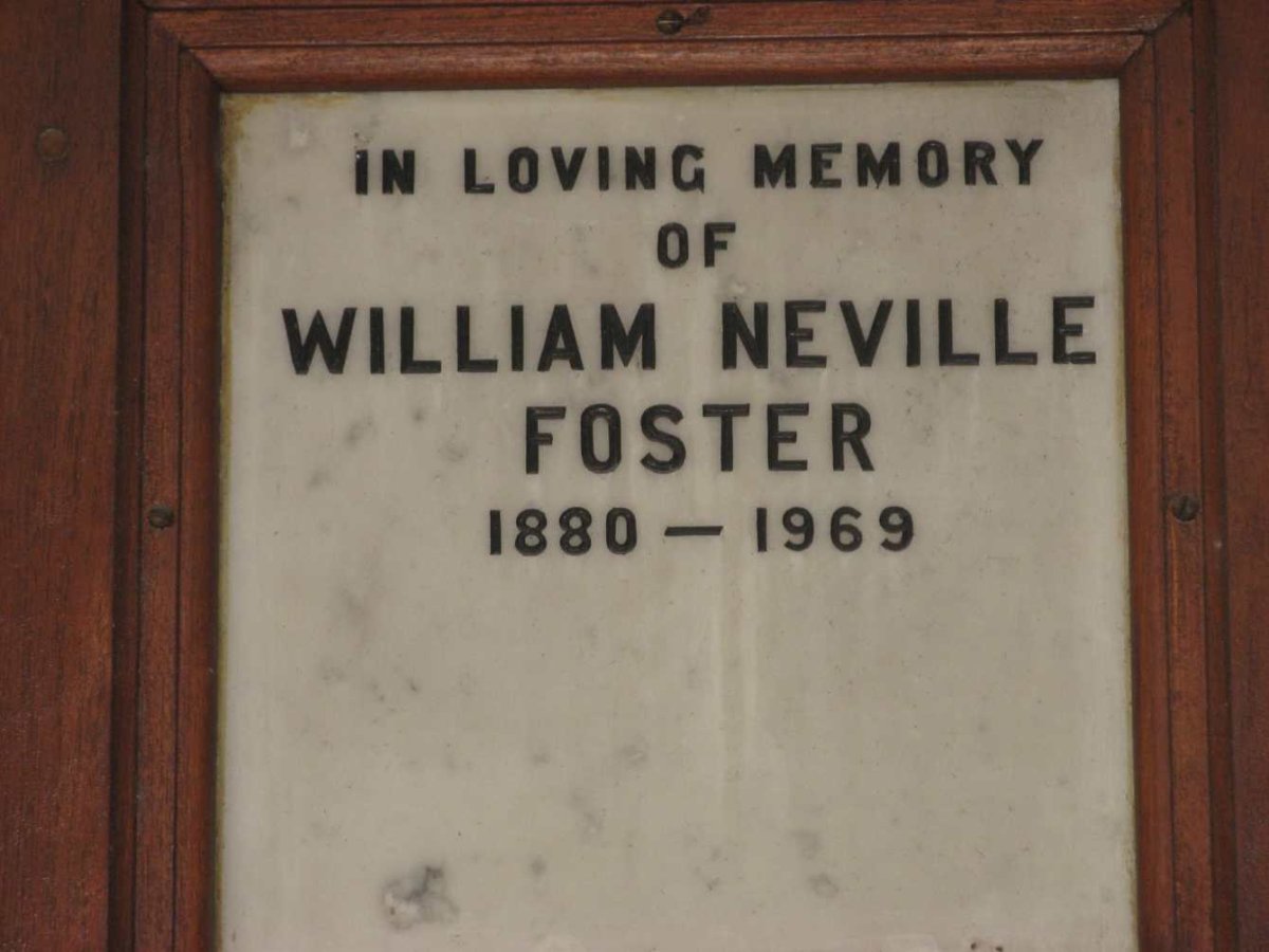 FOSTER William Neville 1880-1969