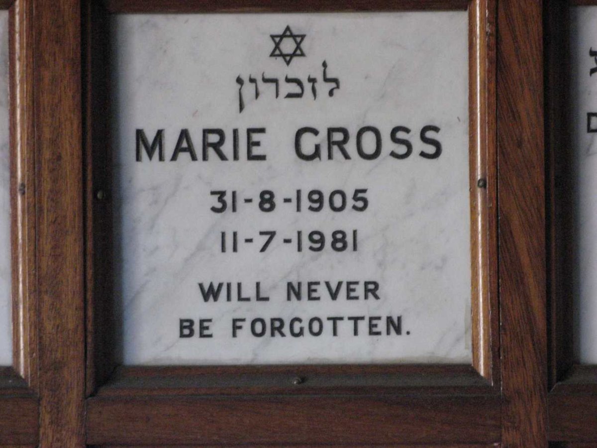 GROSS Marie 1905-1981