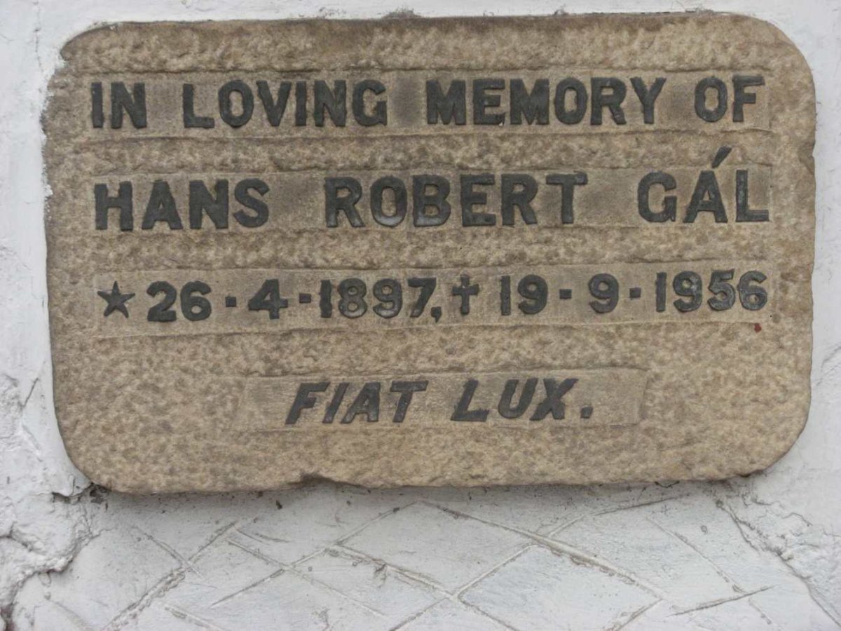 GAL Hans Robert 1897-1956