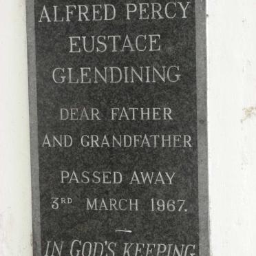 GLENDINNING Alfred Percy Eustace -1967