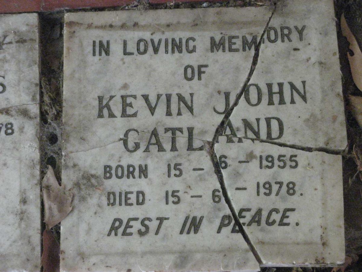 GATLAND Kevin John 1955-1978