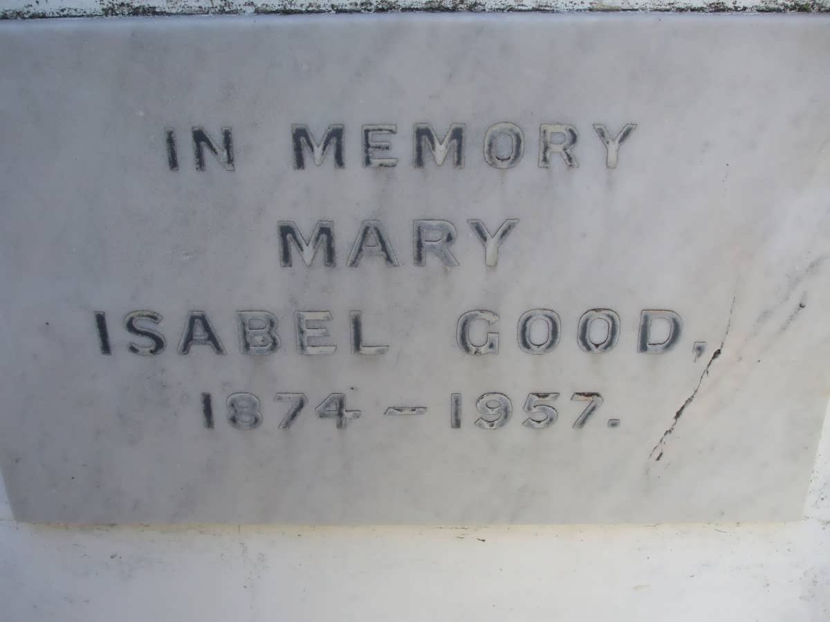 GOOD Mary Isabel 1874-1957