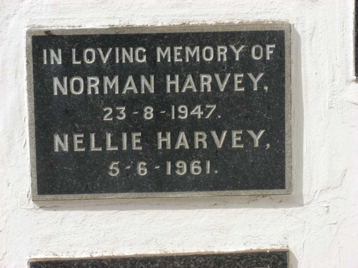 HARVEY Norman -1947 &amp; Nellie -1961