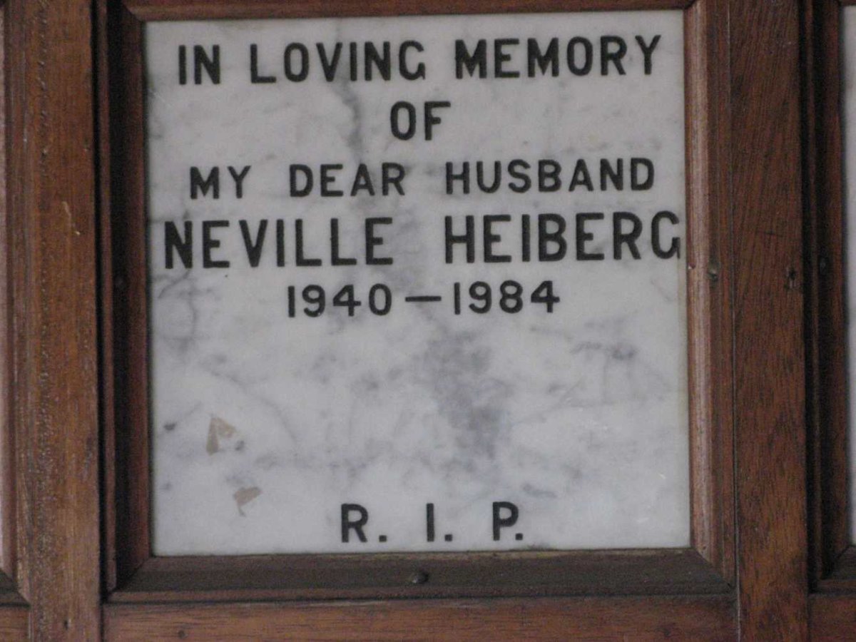 HEIBERG Neville 1940-1984
