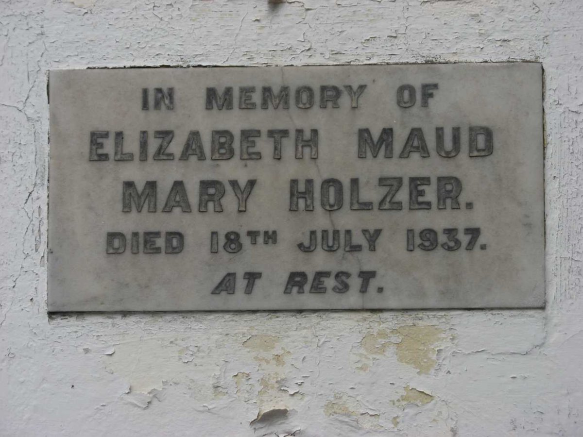 HOLZER Elizabeth Maud Mary -1937