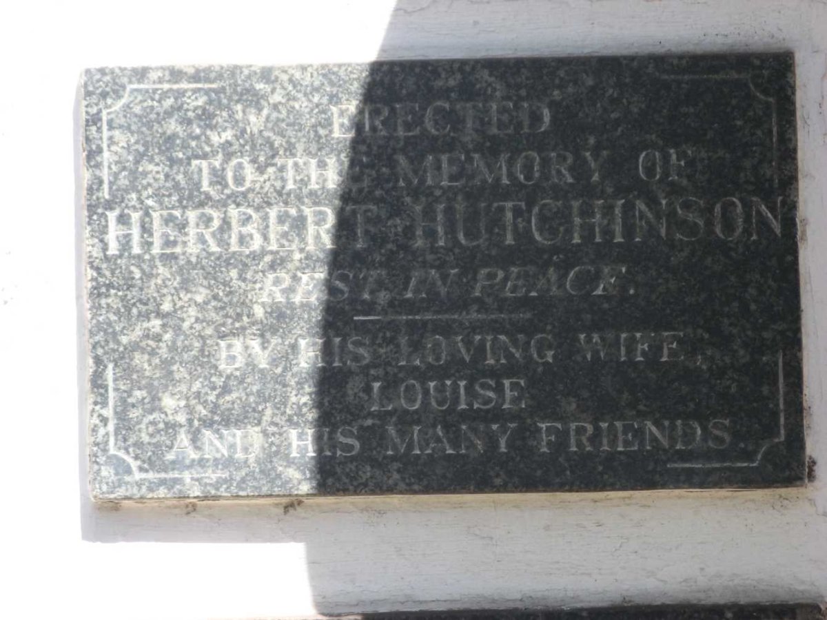 HUTCHINSON Herbert