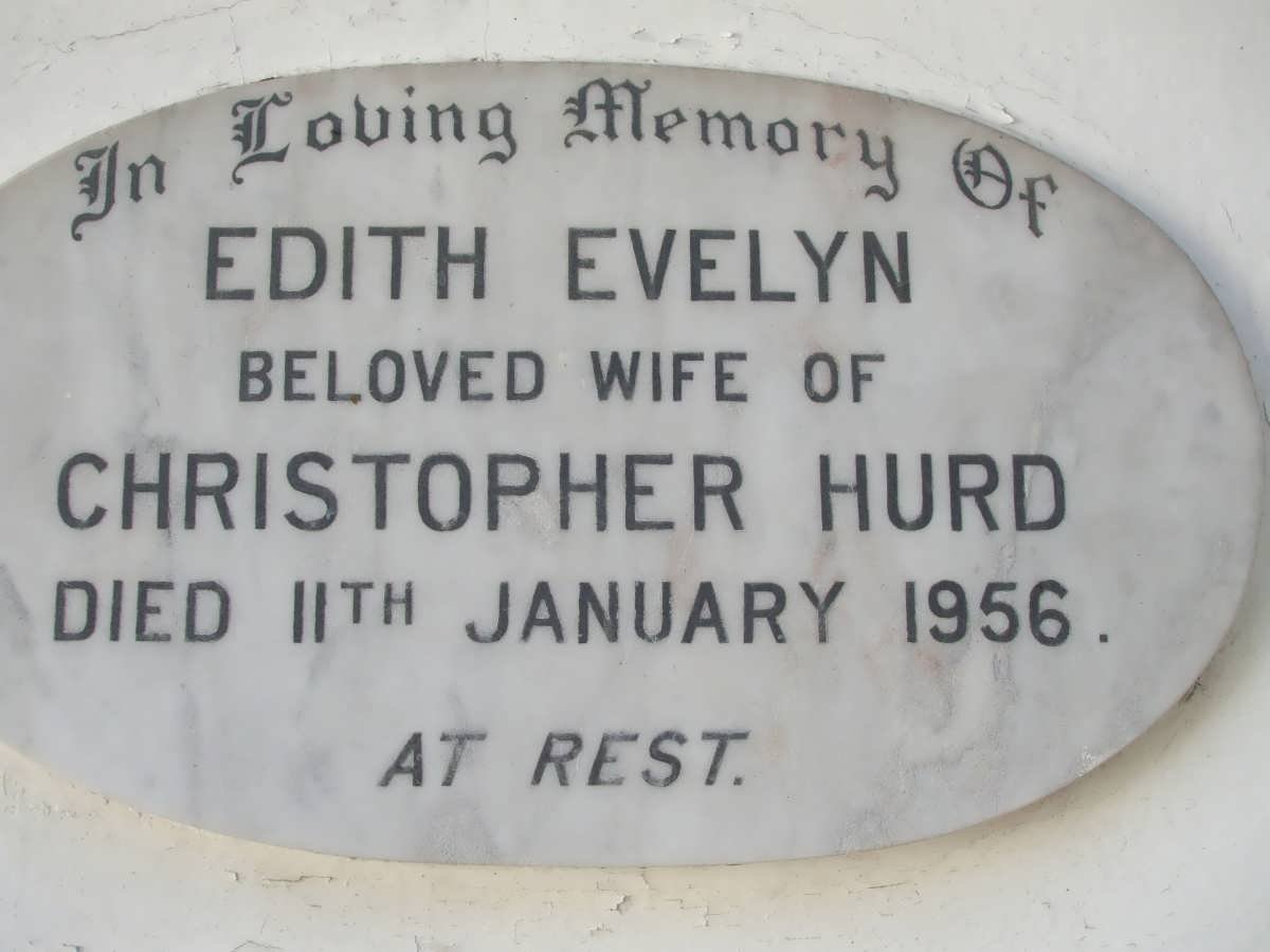 HURD Edith Evelyn -1956