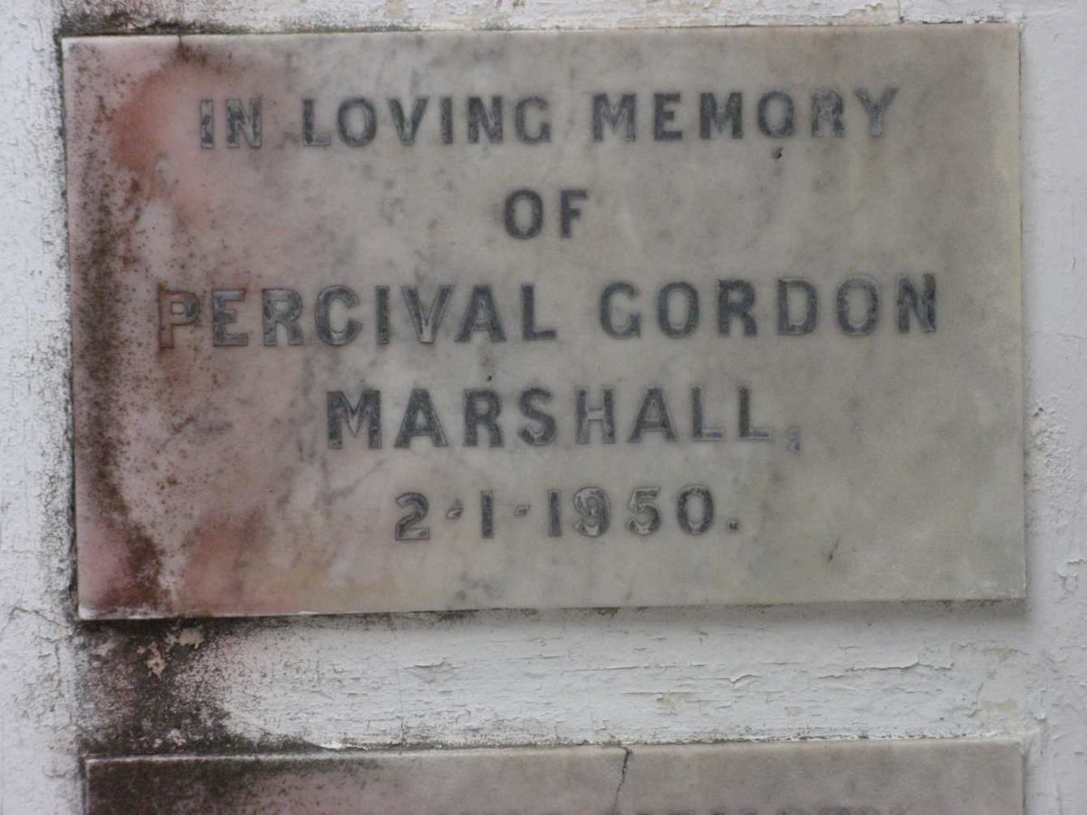 MARSHALL Percival Gordon -1950