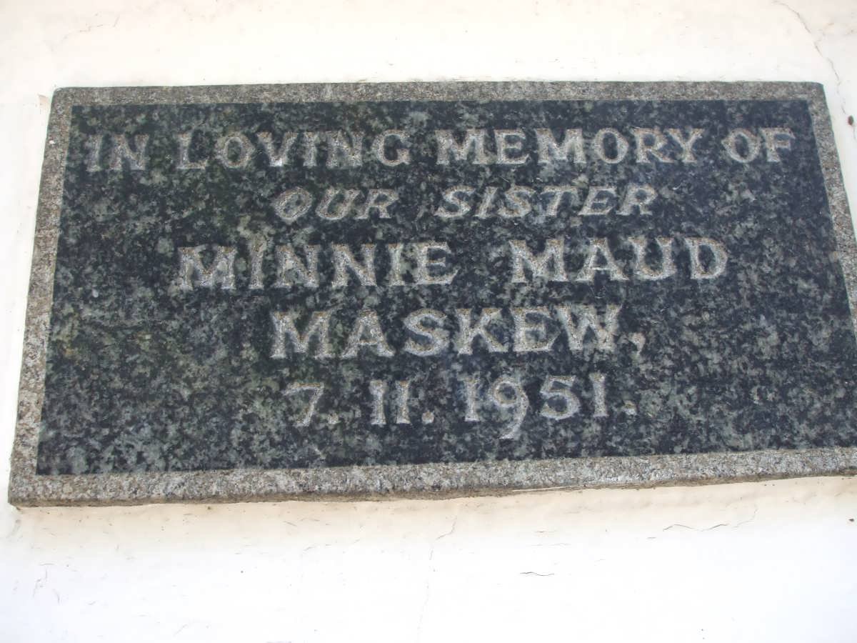 MASKEW Minnie Maud -1951