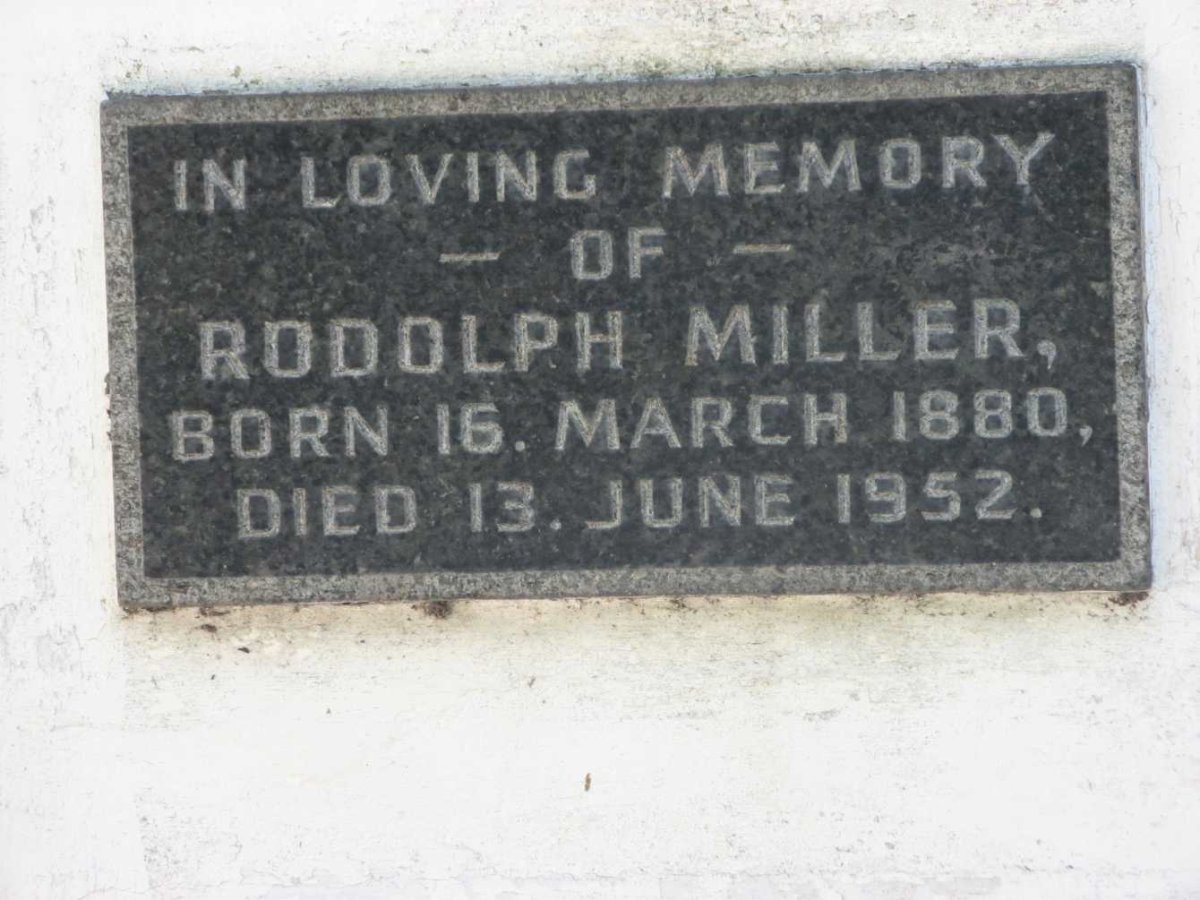 MILLER Rodolph 1880-1952