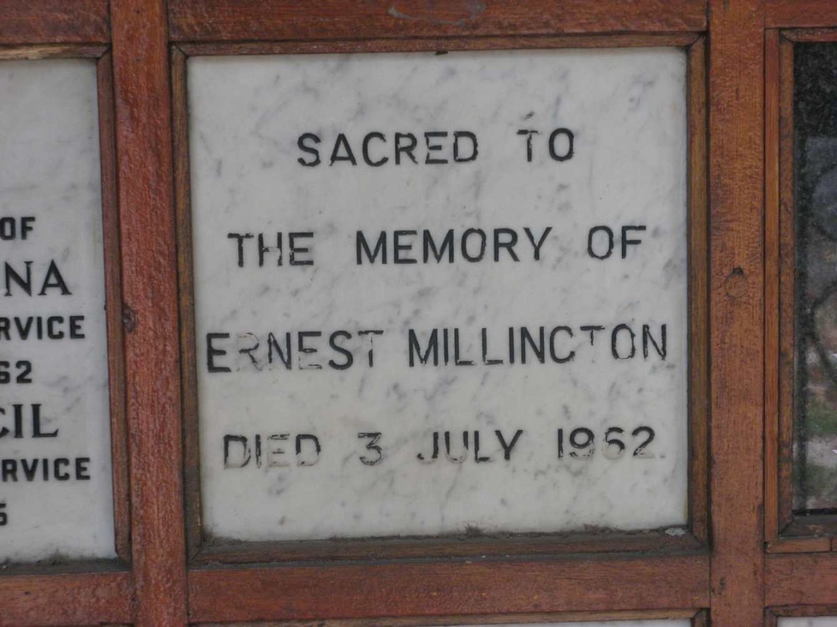MILLINGTON Ernest -1962