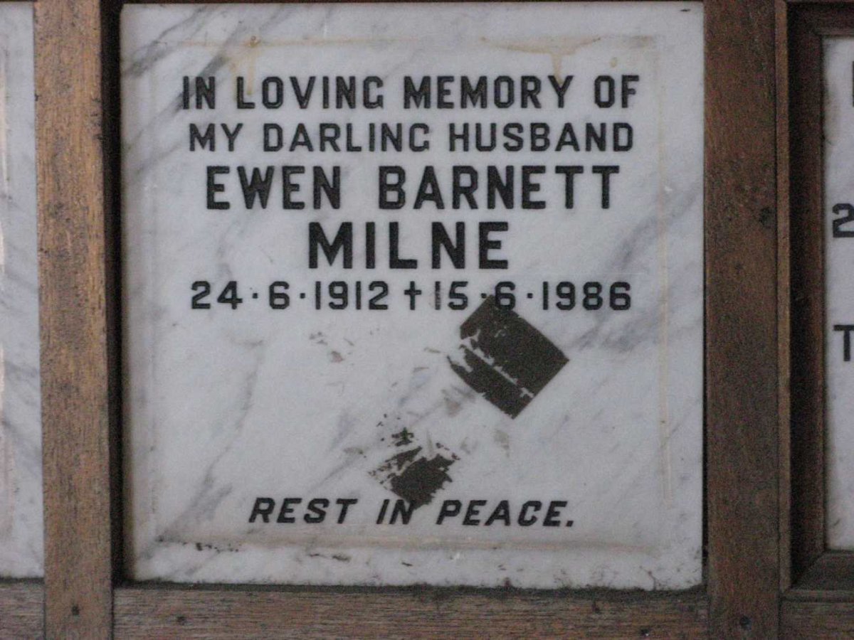 MILNE Ewen Barnett 1912-1986