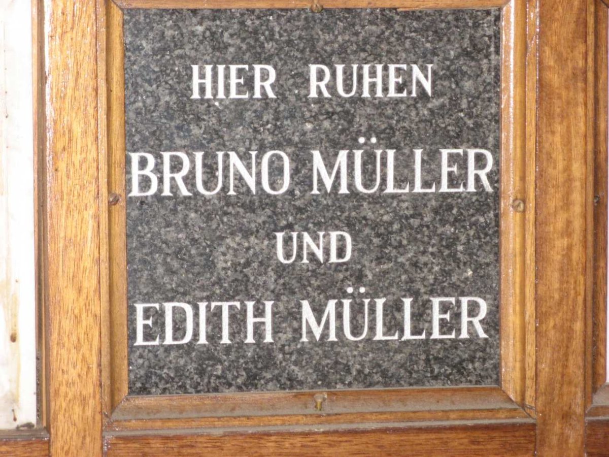 MULLER Bruno &amp; Edith