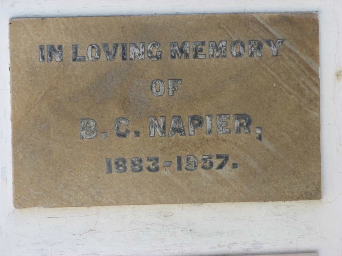 NAPIER B.C. 1883-1957