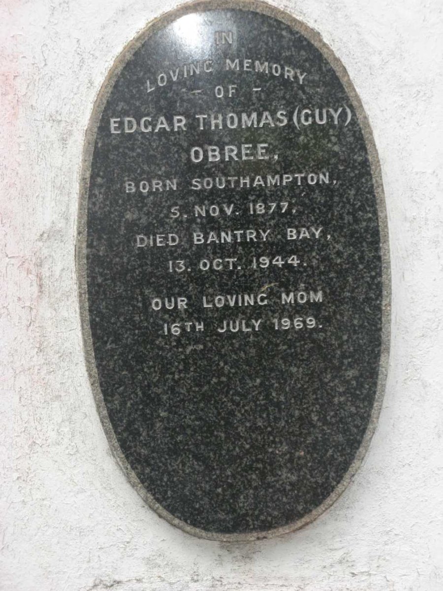 O'BREE Edgar Thomas 1877-1944 &amp; ?-1969