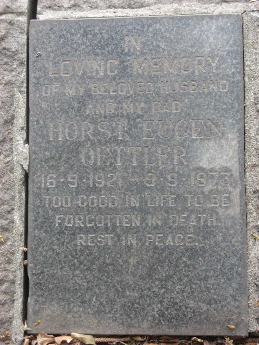 OETTLER Horst Eugen 1921-1973
