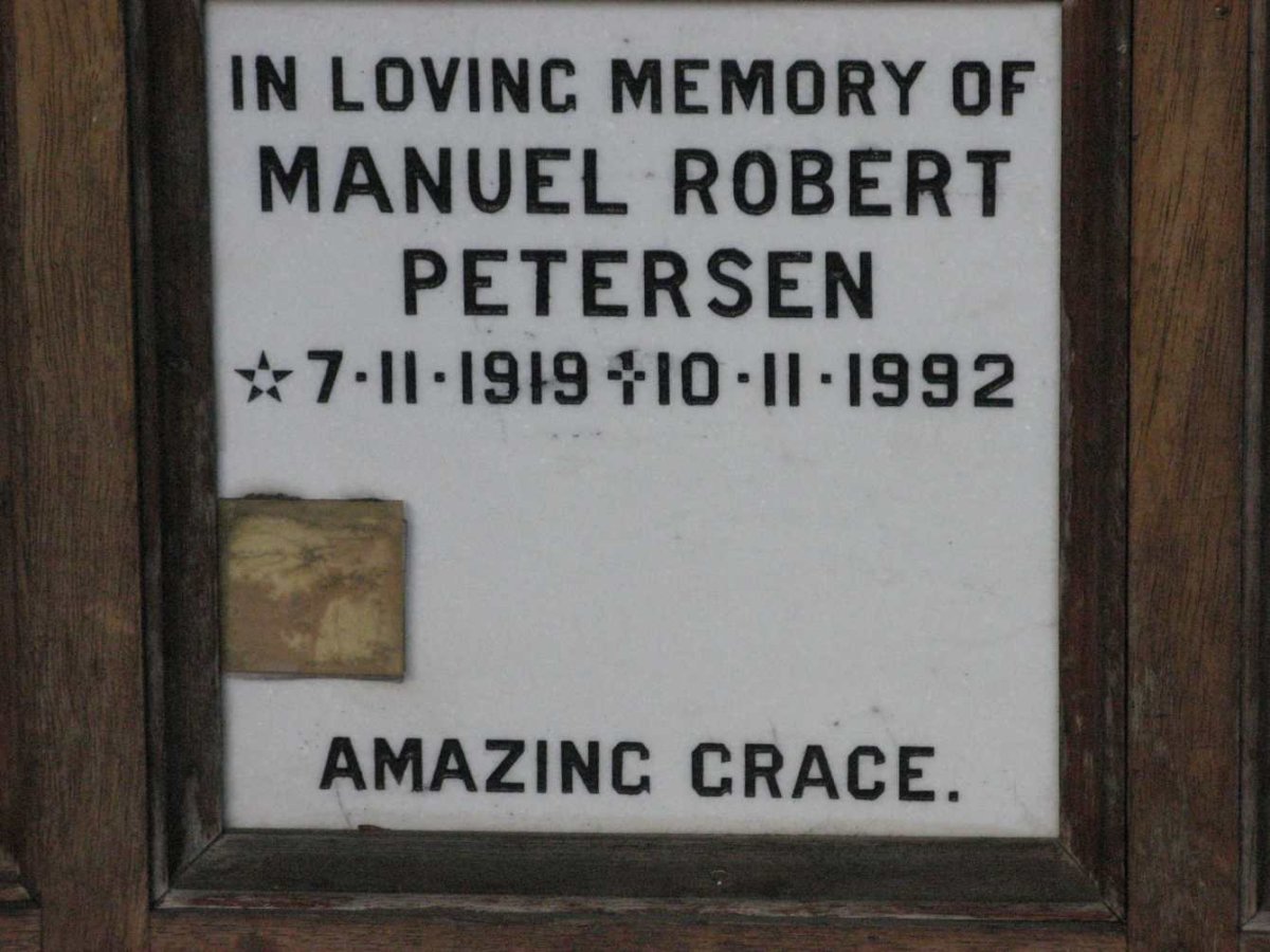 PETERSEN Manuel Robert 1919-1992