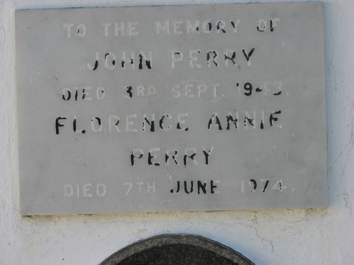 PERRY John -1943 &amp; Florence Annie -1974