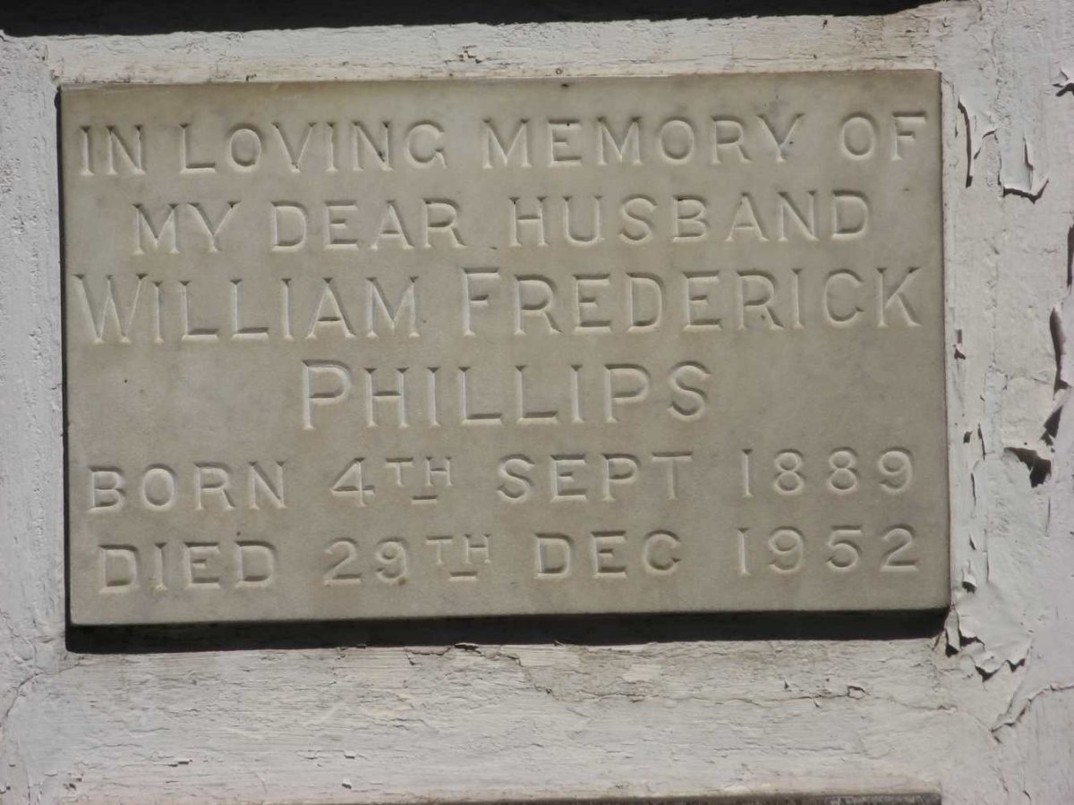 PHILLIPS William Frederick 1889-1952