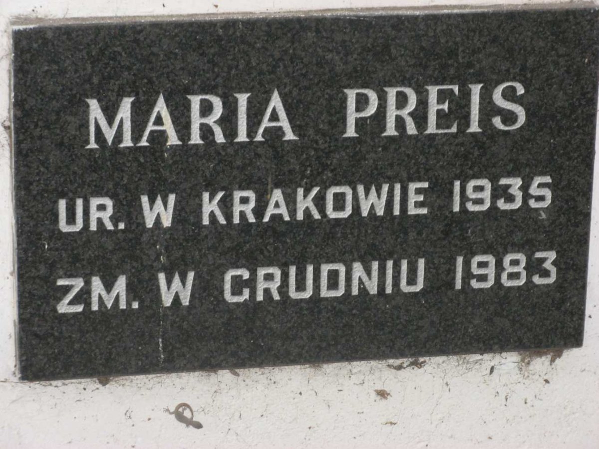 PREIS Maria 1935-1983