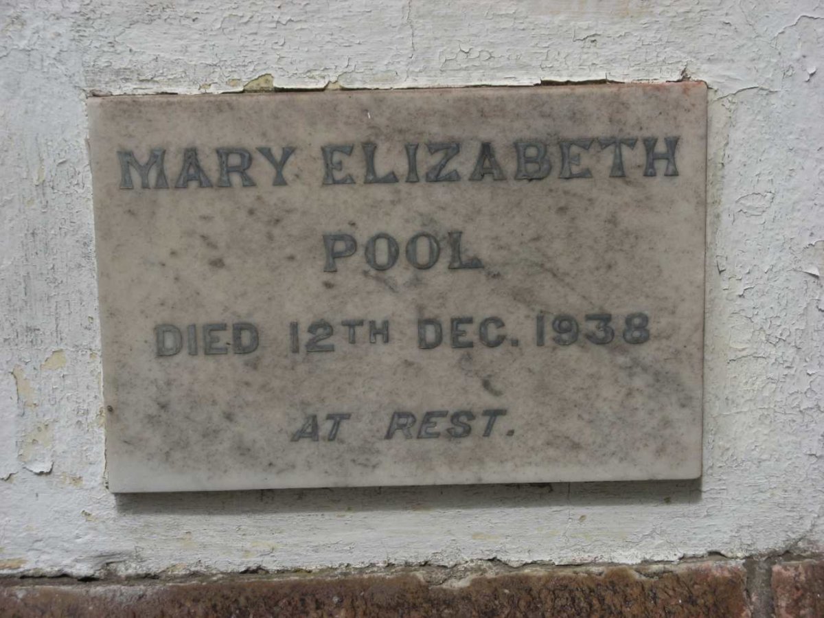 POOL Mary Elizabeth -1938