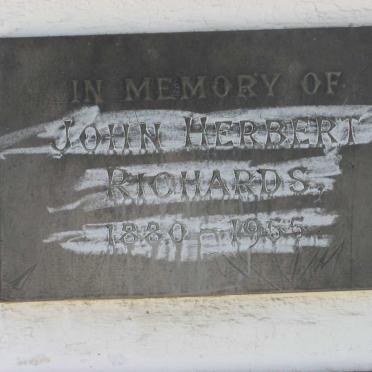 RICHARDS John Herbert 1880-1955