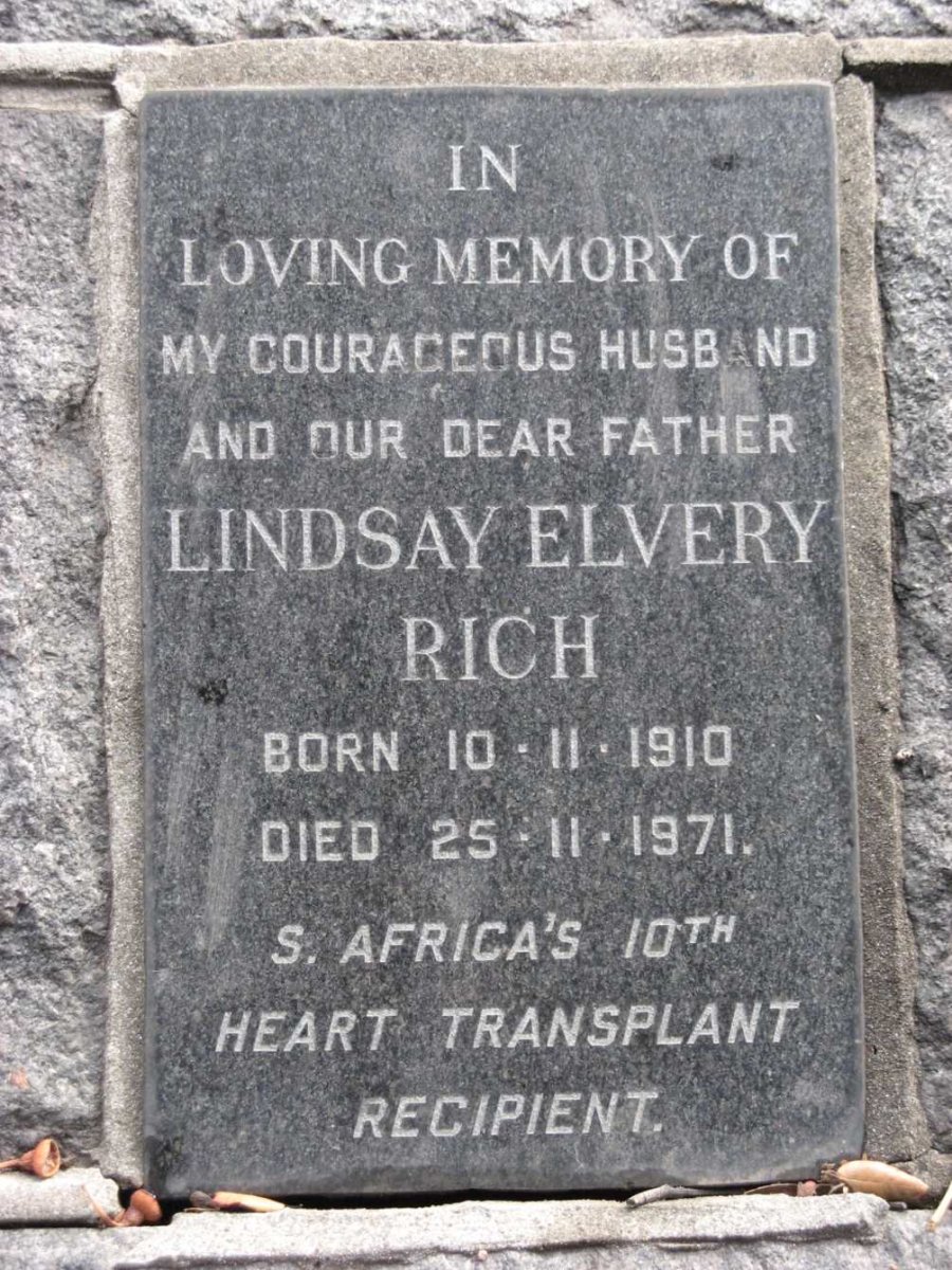 RICH Lindsay Elvery 1910-1971