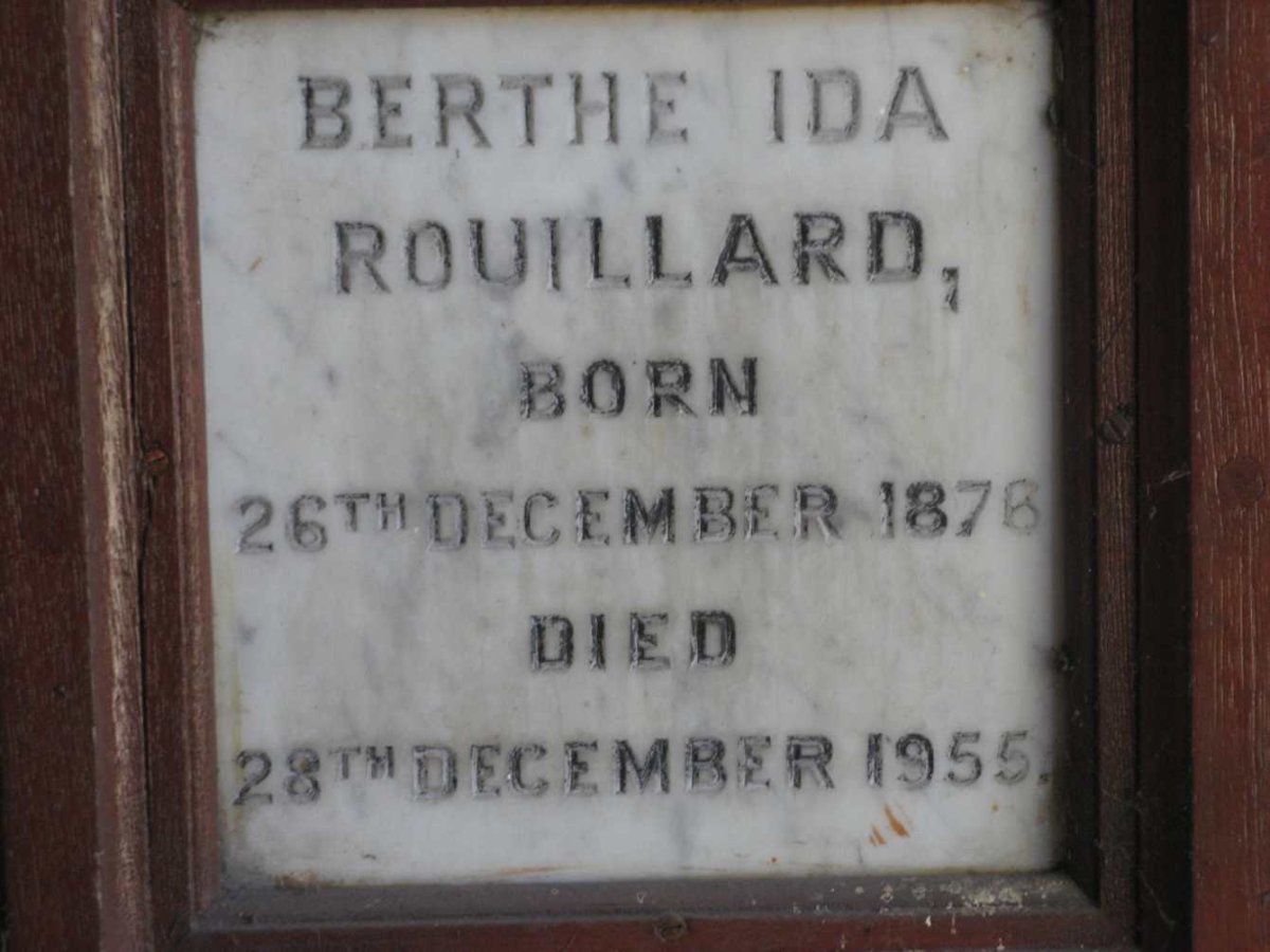 ROUILLARD Berthe Ida 1876-1955