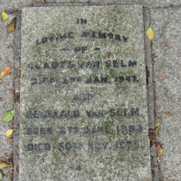 SELM Reginald, van 1888-1979 &amp; Gladys -1947