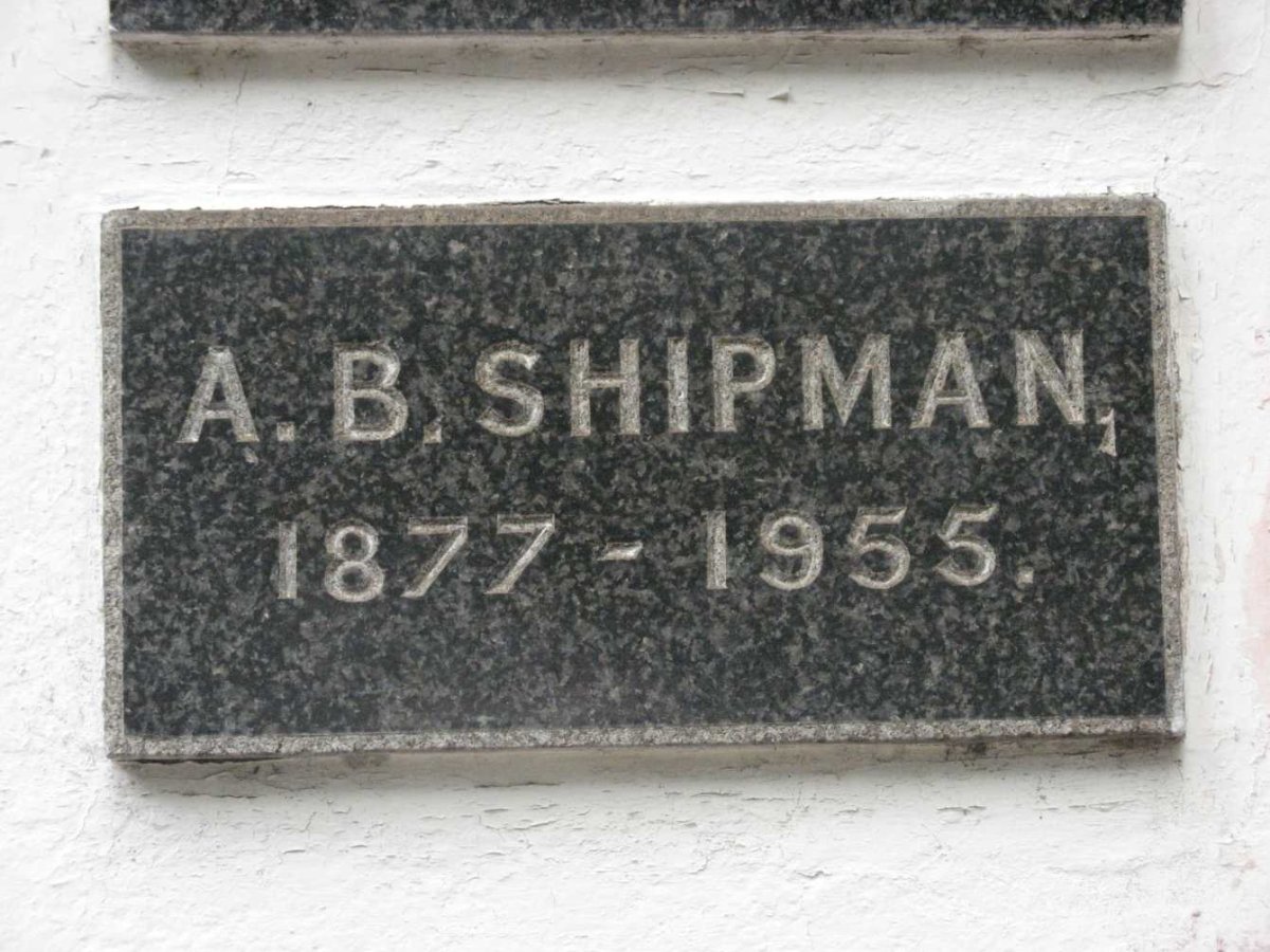 SHIPMAN A.B. 1877-1955