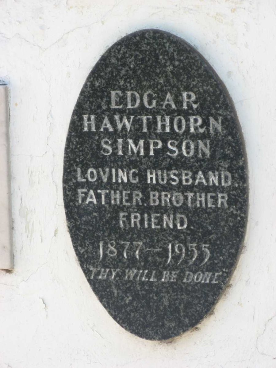 SIMPSON Edgar Hawthorn 1877-1955