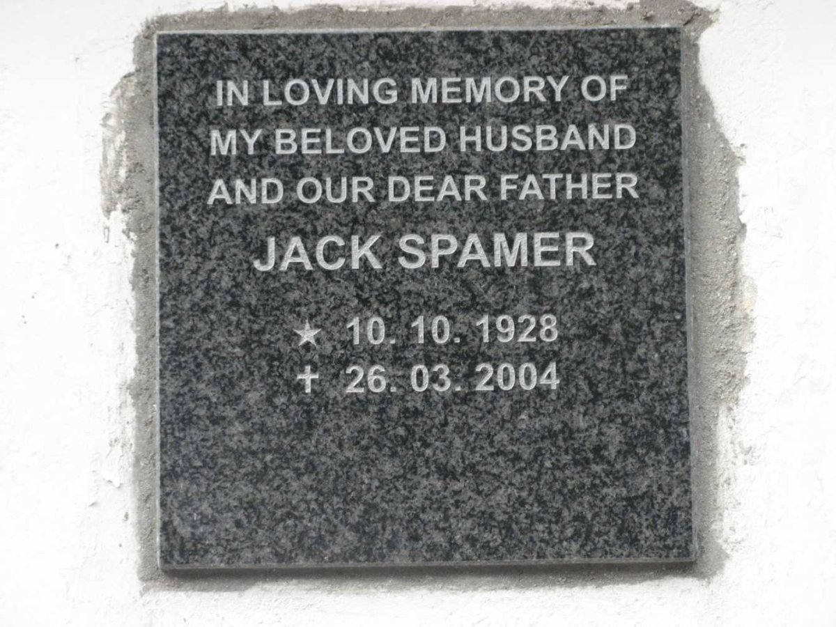 SPAMER Jack 1928-2004