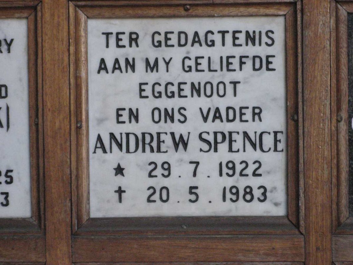 SPENCE Andrew 1922-1983