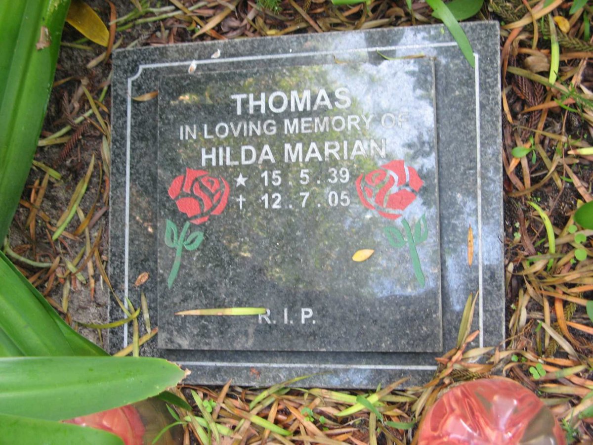 THOMAS Hilda Marian 1939-2005