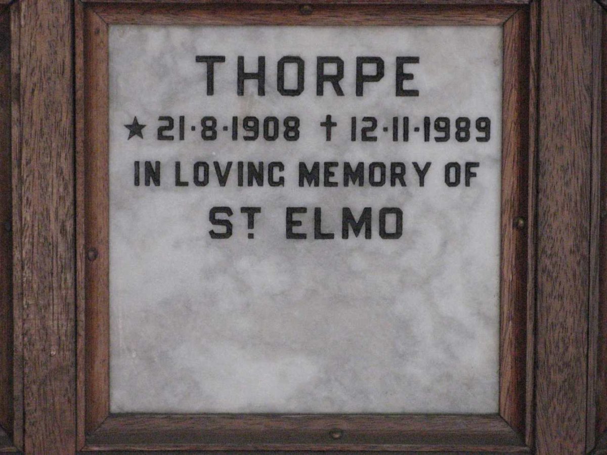 THORPE St. Elmo 1908-1989