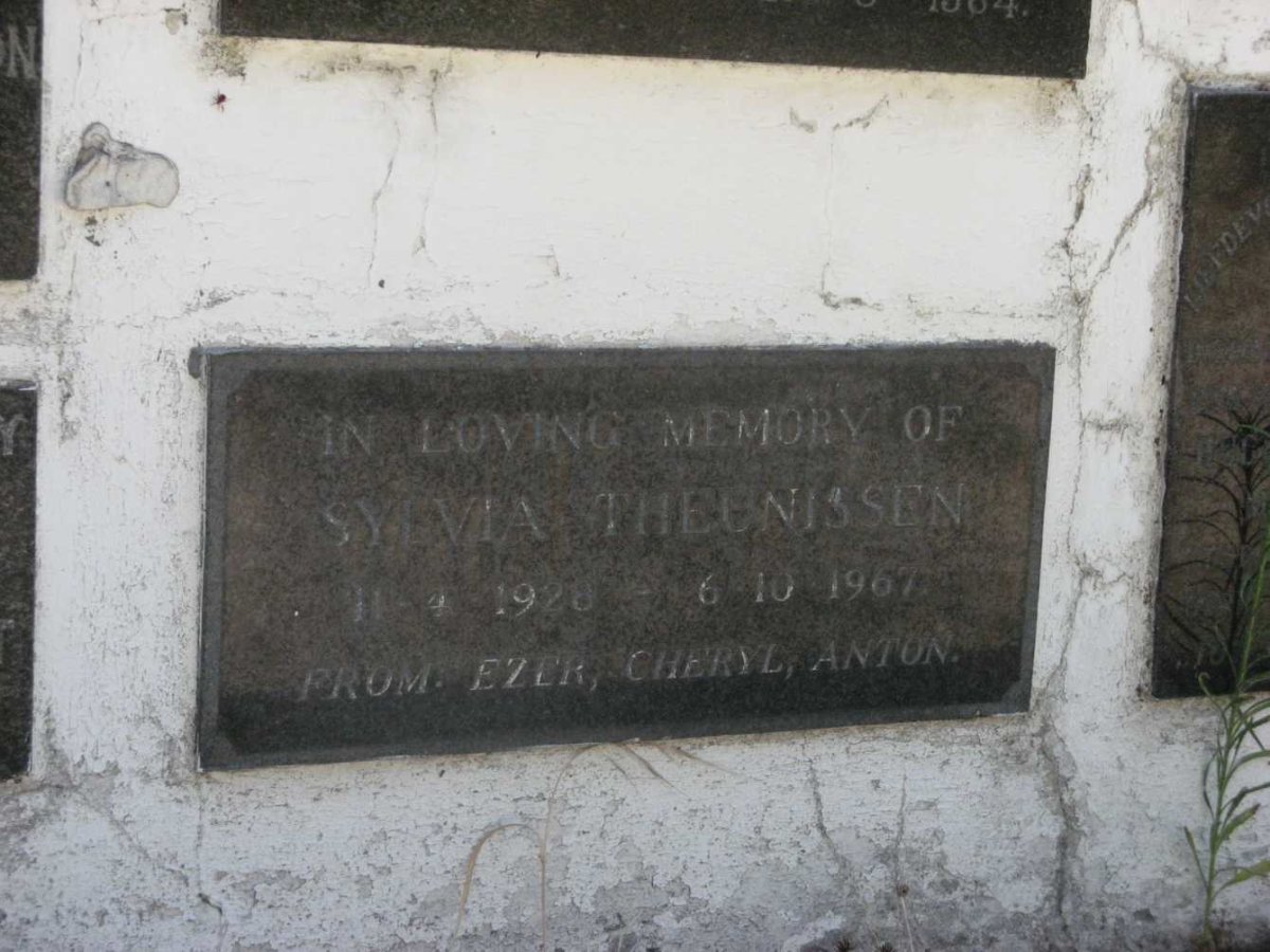 THEUNISSEN Sylvia 1928-1967