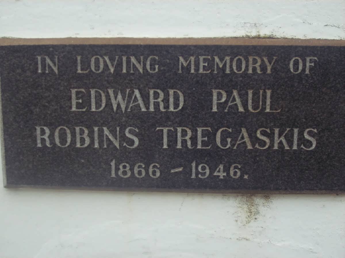 TREGASKIS Edward Paul Robins 1866-1946
