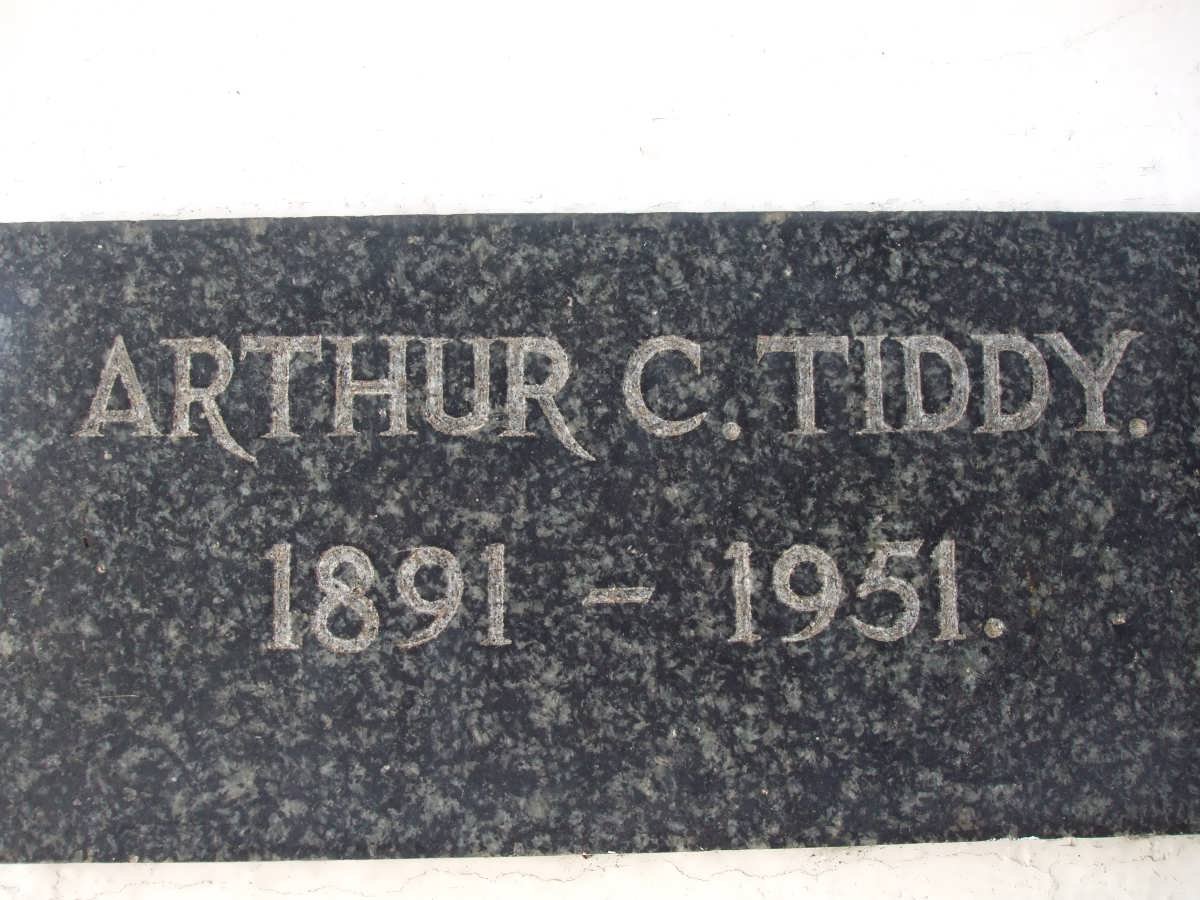 TIDDY Arthur C. 1891-1951